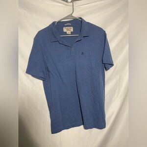 Original Penguin Men's Heather Blue Polo